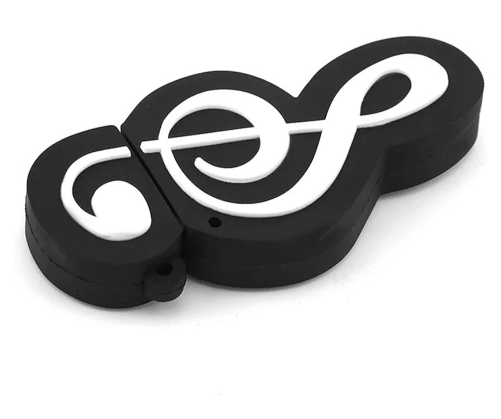 Chiavetta USB 16GB A Forma Di Chiave di Violino - immagine 3