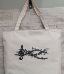 Borsa in tela - Pentagramma