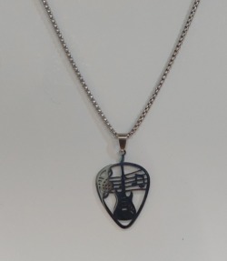 Collana Plettro con Chitarra
