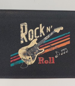 Portafoglio Rettangolare Rockn'Roll Black