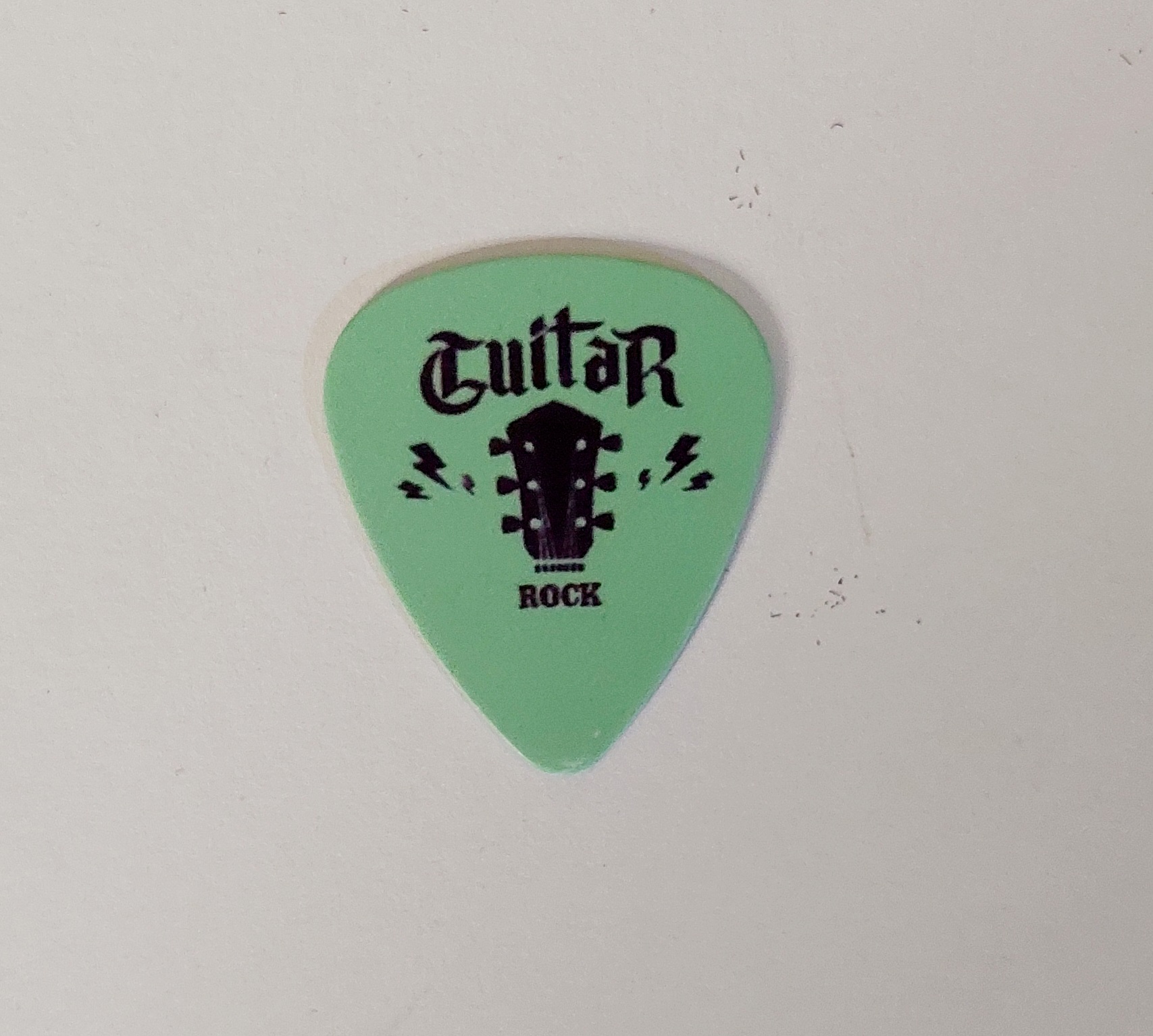 Plettro Green Guitar
