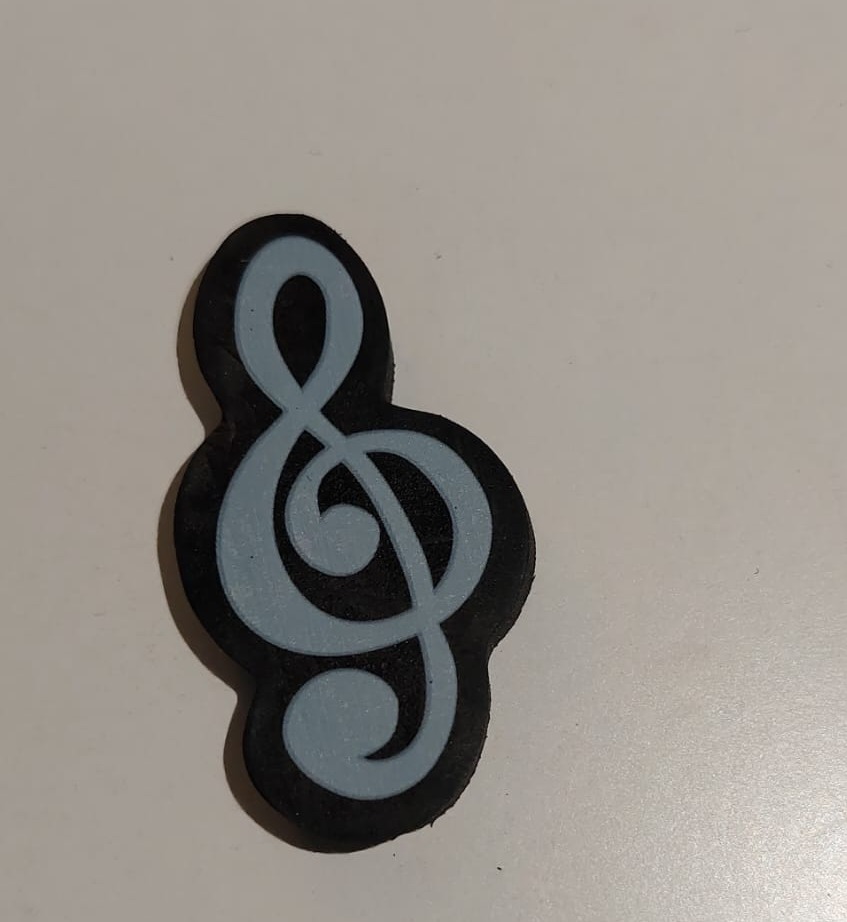 Gomma black Chiave di Violino